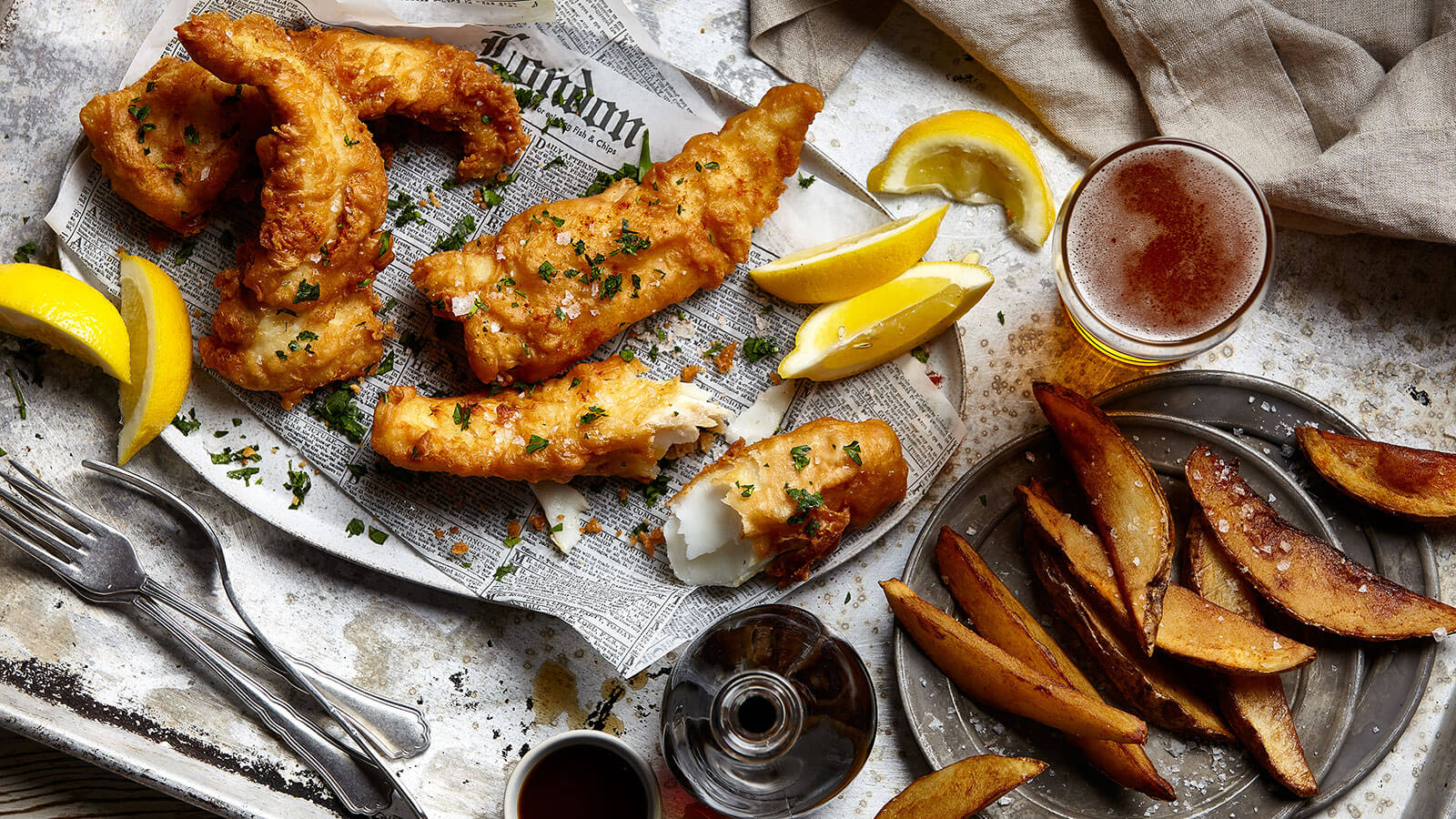 Beer Battered Fish and Chips